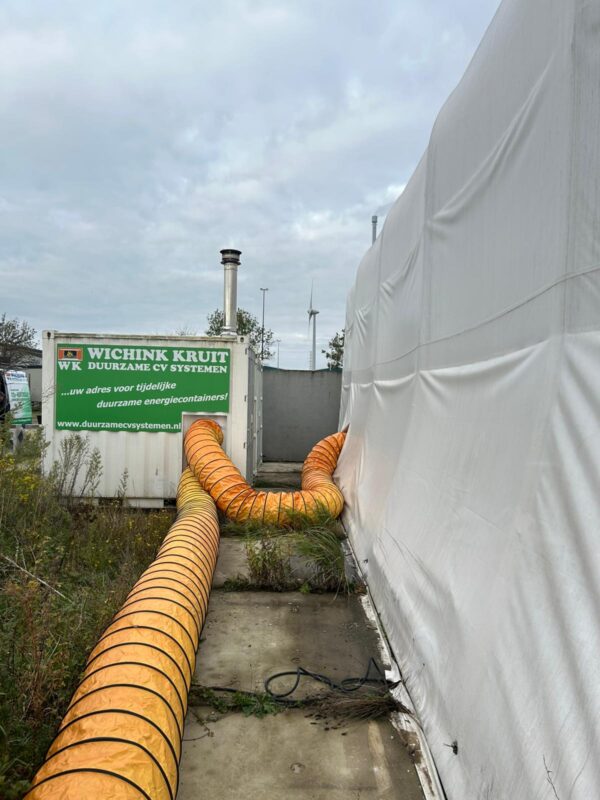 Hete-lucht pelletketel 30kW