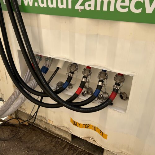 Rubber slang 2" met camlock aansluiting L=20mtr