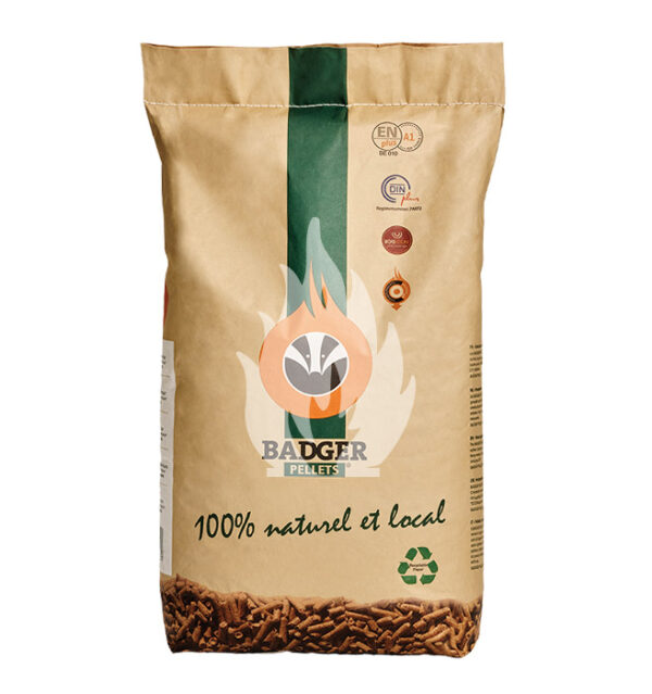 badger-zak-los Houtpellets Enplus A1 in zakgoed