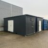 WK01 cv ketelhuis 170kW extern geïsoleerd in antraciet!