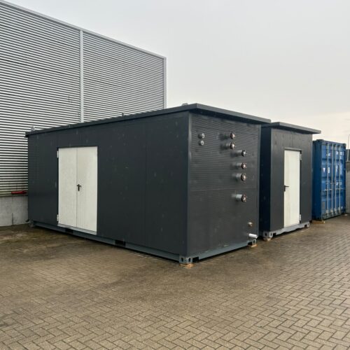 WK01 cv ketelhuis 170kW extern geïsoleerd in antraciet!